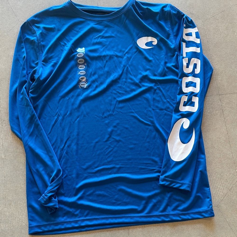 Costa Ocean Blue Long Sleeve Shirt
